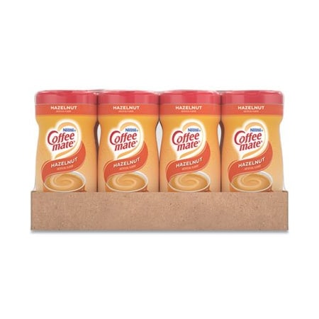 Nestle Coffeemate, Non-Dairy Powdered Creamer, Hazelnut, 15 Oz Canister, 12PK 12345CT